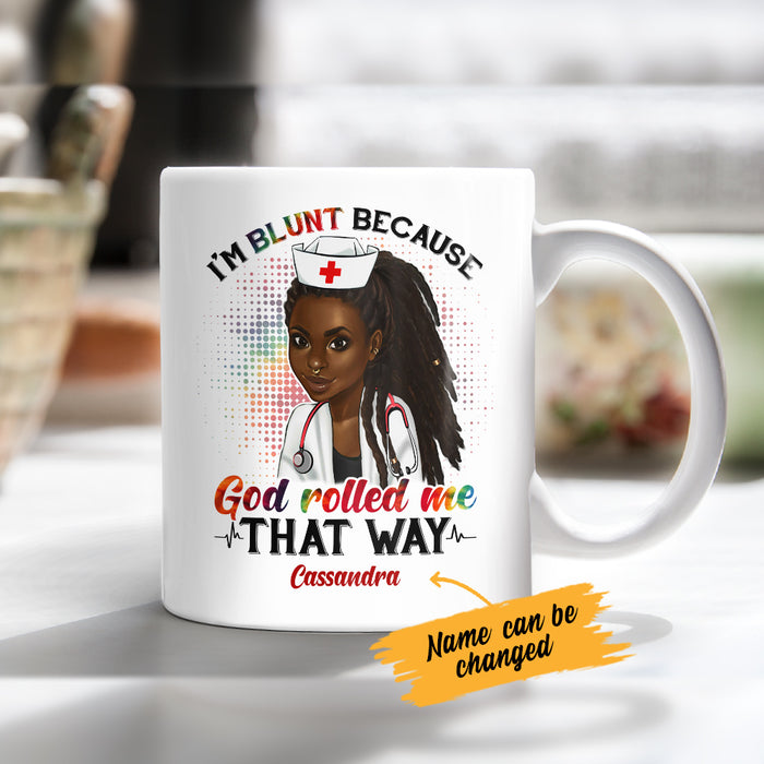 Personalized BWA Nurse I'm Blunt Mug AG121 26O53 1