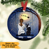 Personalized Dog Moon Christmas Ornament NB44 85O47 1