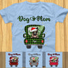 Personalized Dog Mom Christmas Red Truck T Shirt OB153 30O58 1
