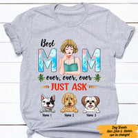 Personalized Dog Mom Beach T Shirt JN114 30O47 thumb 1