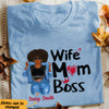 Personalized BWA Wife Mom Boss T Shirt AG81 65O53 1