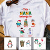 Personalized Grandma Christmas T Shirt OB151 95O53 1
