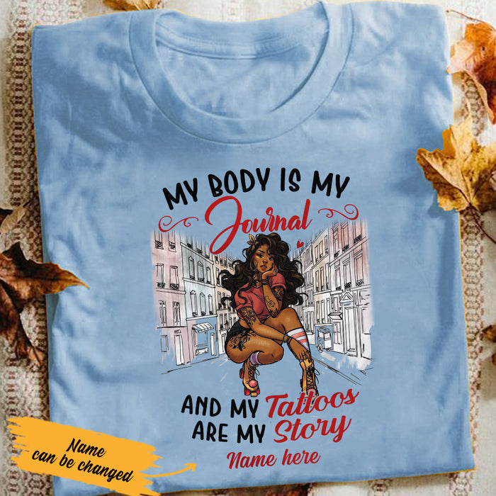 Personalized BWA Tattoos My Story T Shirt AG282 67O36 1
