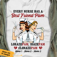 Personalized Nurse Friends Pam T Shirt SB32 67O47 thumb 1