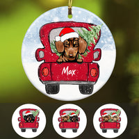 Personalized Dachshund Dog Christmas Ornament SB301 81O34 thumb 1