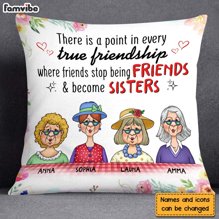 Personalized Gift For Friends Become Sisters Pillow 30774 1