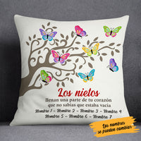 Personalized Spanish Abuela Butterfly Tree Grandma Pillow AP81 65O58 (Insert Included) thumb 1