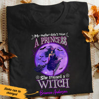 Personalized Halloween Witch Mother Raise T Shirt JL145 30O53 thumb 1