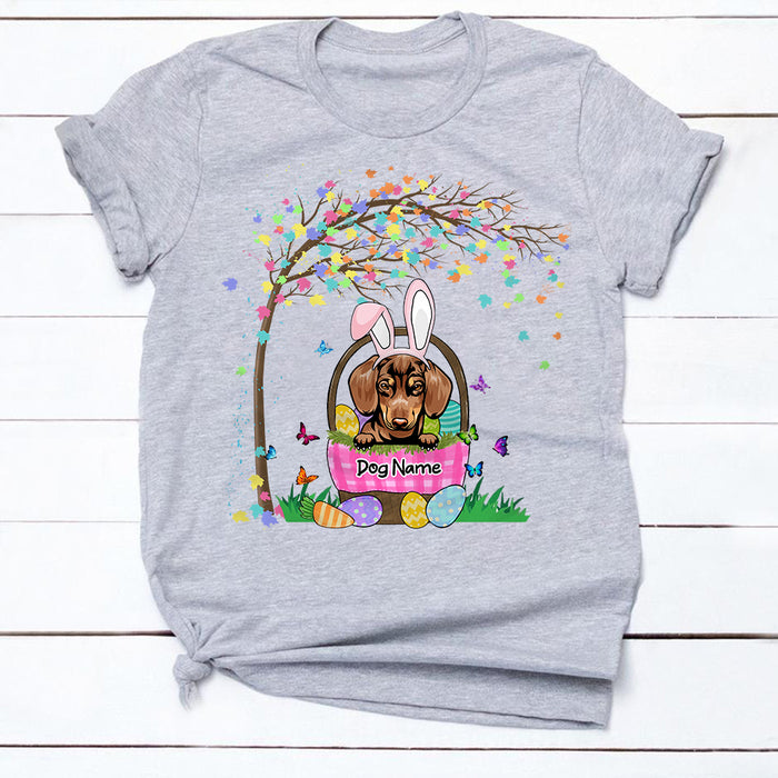 Personalized Dog Mom Easter T Shirt MR13 26O34 1