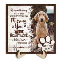 Personalized Memorial Gift 2 Layered Wooden Plaque 31691 thumb 1