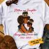 Personalized BWA Mom And Daughter Queen T Shirt AG62 29O53 1