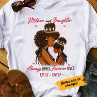 Personalized BWA Mom And Daughter Queen T Shirt AG62 29O53 thumb 1