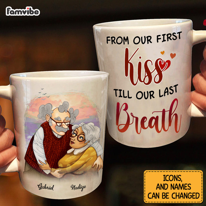 Personalized Couple From Our First Kiss Mug 31140 1