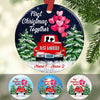 Personalized Red Truck First Christmas Couple Ornament SB301 95O65 1