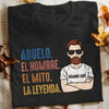 Personalized Grandpa Spanish Abuelo T Shirt MY153 87O34 thumb 1
