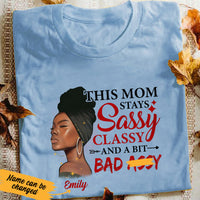 Personalized Stay Classy BWA Mom T Shirt AG101 29O53 thumb 1