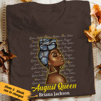 Personalized BWA August Queen T Shirt JL133 30O47 thumb 1