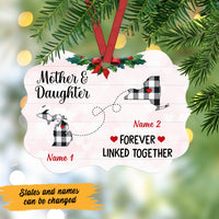 Personalized Long Distance Mother Daughter Benelux Ornament NB185 30O47 thumb 1