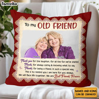 Personalized Friend Gift Thank You For The Laughter Pillow 31350 thumb 1