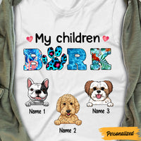 Personalized Dog Mom Children T Shirt JN223 24O47 thumb 1