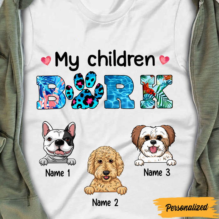 Personalized Dog Mom Children T Shirt JN223 24O47 1