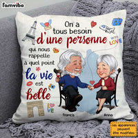 Personalized French Couple Gift À Quel Point La Vie Est Belle Pillow 30913 thumb 1