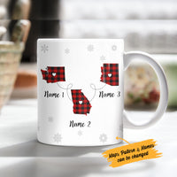 Personalized The Love Between Family Knows No Distance Mug NB182 73O53 thumb 1