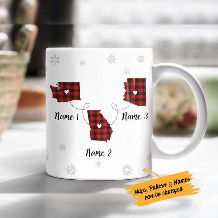 Personalized The Love Between Family Knows No Distance Mug NB182 73O53 1