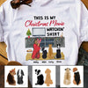 Personalized My Christmas Movie Watching With Dog T Shirt OB312 85O47 1