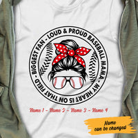 Personalized Softball Baseball Mom Grandma T Shirt AP916 30O60 thumb 1