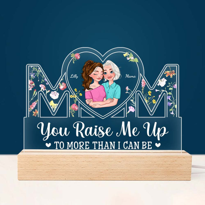 Personalized Gift For Mom Plaque LED Lamp Night Light 24636 1