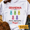 Personalized Grandma Bunny Easter T Shirt FB221 95O60 1