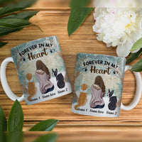 Personalized Forever In My Heart Dog Memorial Mug MR41 73O36 thumb 1