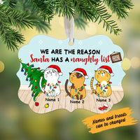 Personalized Cat Christmas Benelux Ornament NB213 26O58 thumb 1