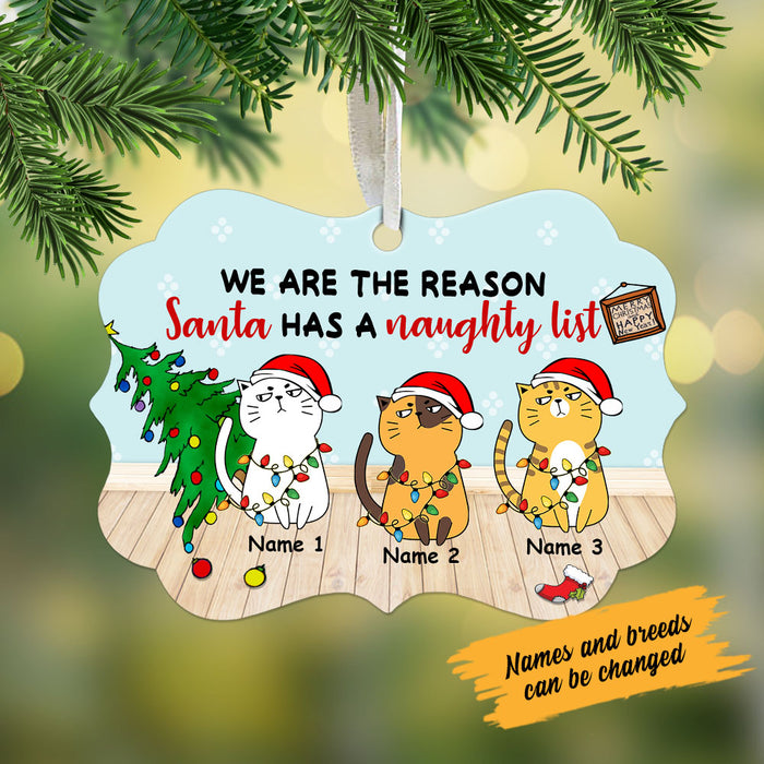 Personalized Cat Christmas Benelux Ornament NB213 26O58 1