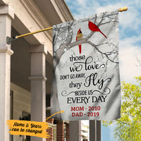 Personalized Memorial Mom Dad Cardinal Garden Flag JL117 85O57 thumb 1