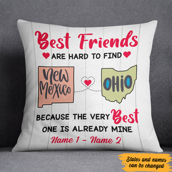 Personalized Best Friends Long Distance  Pillow SB2433 30O47 (Insert Included) 1