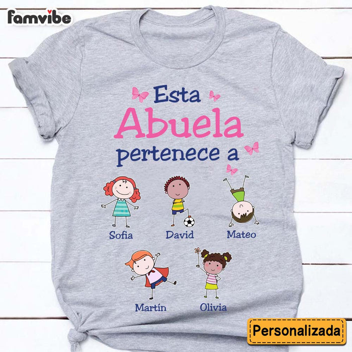 Personalized Gift For Abuela Spanish Grandma Belongs Shirt - Hoodie - Sweatshirt 31064 1
