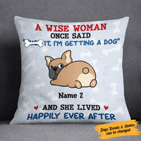 Personalized Dog Mom Wise Women  Pillow NB261 81O58 (Insert Included) thumb 1