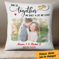 Personalized We Built A Life We Loved Pillow FB233 73O60 (Insert Included) thumb 1