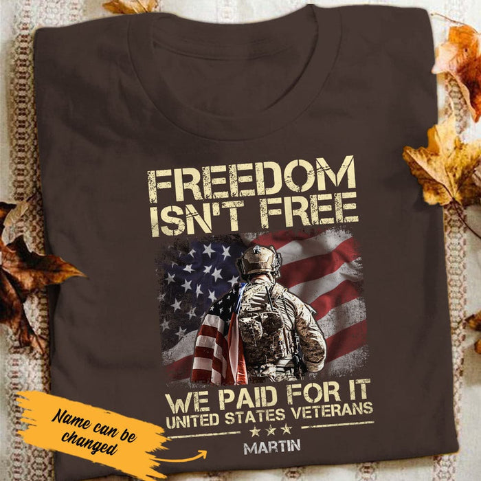 Personalized Freedom Isn't Free T Shirt JN42 66O53 1