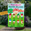 Personalized Grandma Gnomes Gardening Garden Flag JL73 95O53 1