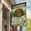 Funny Do Not Feed Sasquatch Camping Garden Flag JN253 81O34 thumb 1