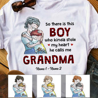 Personalized Grandma Heart T Shirt MR111 81O58 thumb 1