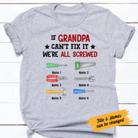 Personalized Dad Grandpa T Shirt MY143 30O58 thumb 1