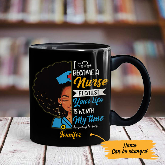 Personalized BWA Nurse Proud Mug JL273 27O57 1