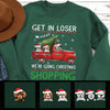 Personalized Dog Christmas Shopping Sweatshirt NB252 81O60 1
