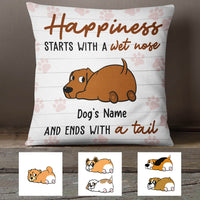 Personalized Dog Wet Nose  Pillow NB302 85O60 (Insert Included) thumb 1