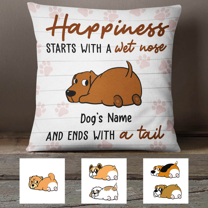 Personalized Dog Wet Nose  Pillow NB302 85O60 (Insert Included) 1