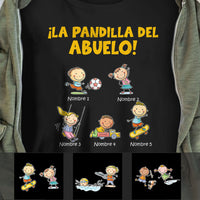 Personalized Grandpa Sport Spanish Papá Abuelo T Shirt AP1414 95O58 thumb 1